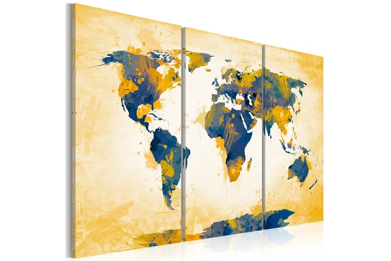 Taulu Four corners of the World triptych 90x60, Artgeist sp. z o. o.