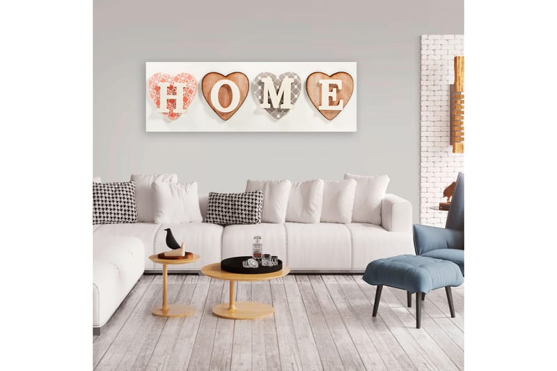 Taulu Four Hearts (1 Part) Narrow 150x50, Artgeist sp. z o. o.