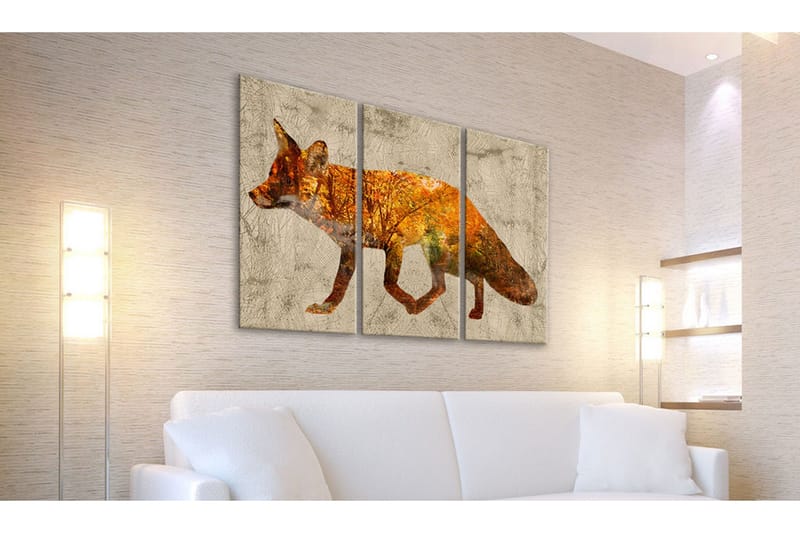 Taulu Fox In The Wood 120x80 - Artgeist sp. z o. o. - Sisustustuotteet - Taulu & taide - Canvas-taulu