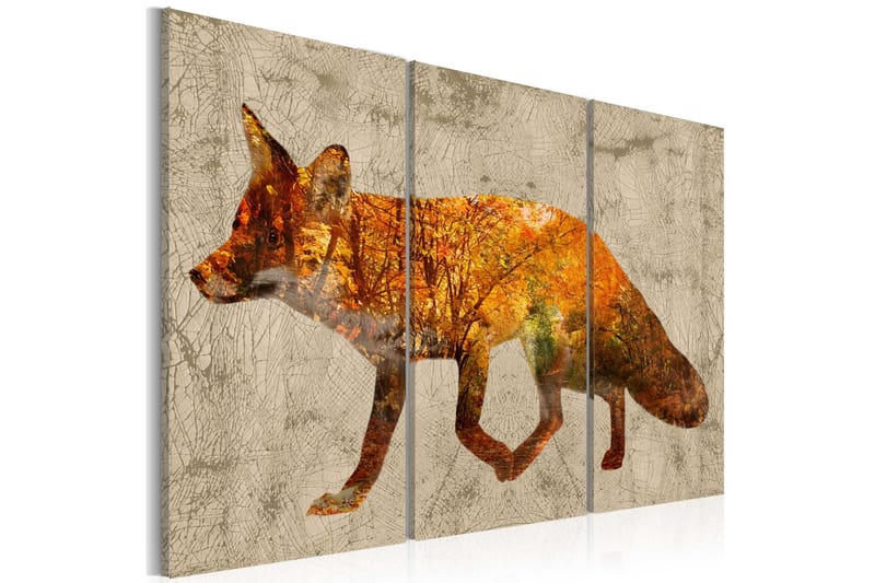 Taulu Fox In The Wood 120x80, Artgeist sp. z o. o.