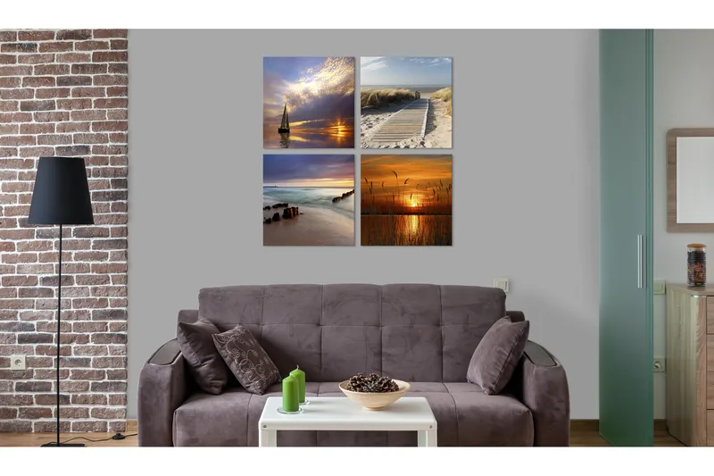 Taulu From Dusk To Dawn 40x40 - Artgeist sp. z o. o. - Sisustustuotteet - Taulu & taide - Canvas-taulu