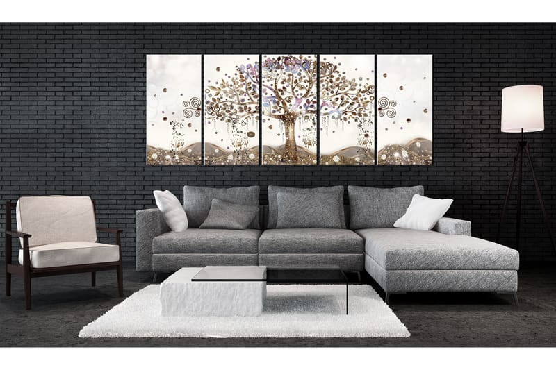 Taulu Geometric Tree 225x90 - Artgeist sp. z o. o. - Sisustustuotteet - Taulu & taide - Canvas-taulu