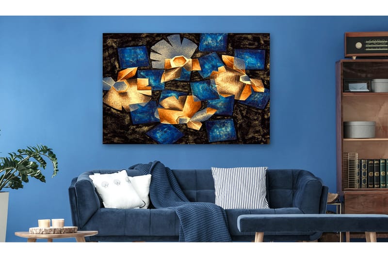 Taulu Geometrical Flowers 90x60, Artgeist sp. z o. o.