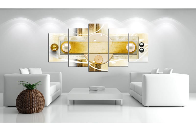 Taulu Gold Frigidity 200x100 - Artgeist sp. z o. o. - Sisustustuotteet - Taulu & taide - Canvas-taulu