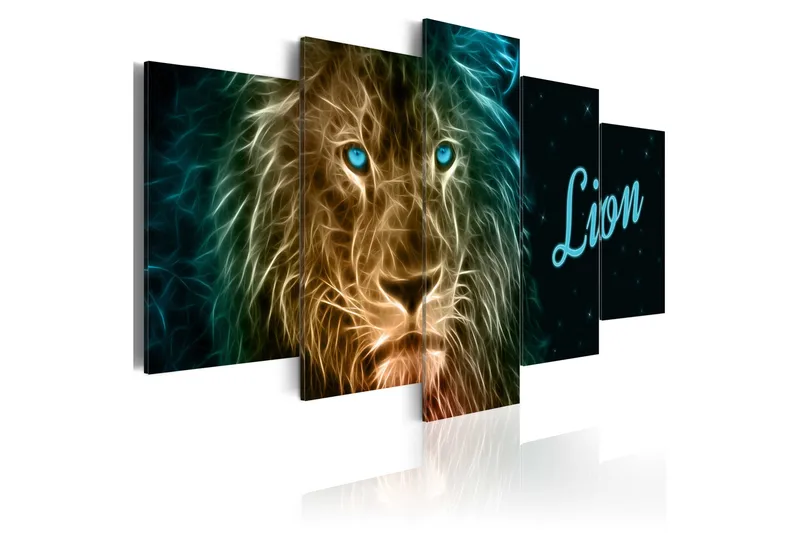 Taulu Gold Lion 100x50, Artgeist sp. z o. o.