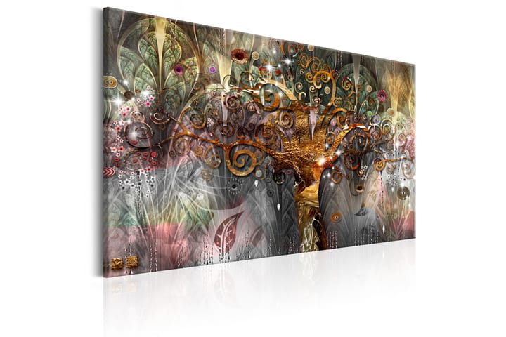 Taulu Gold Tree 90x60 - Artgeist sp. z o. o. - Canvas-taulu - Seinäkoristeet