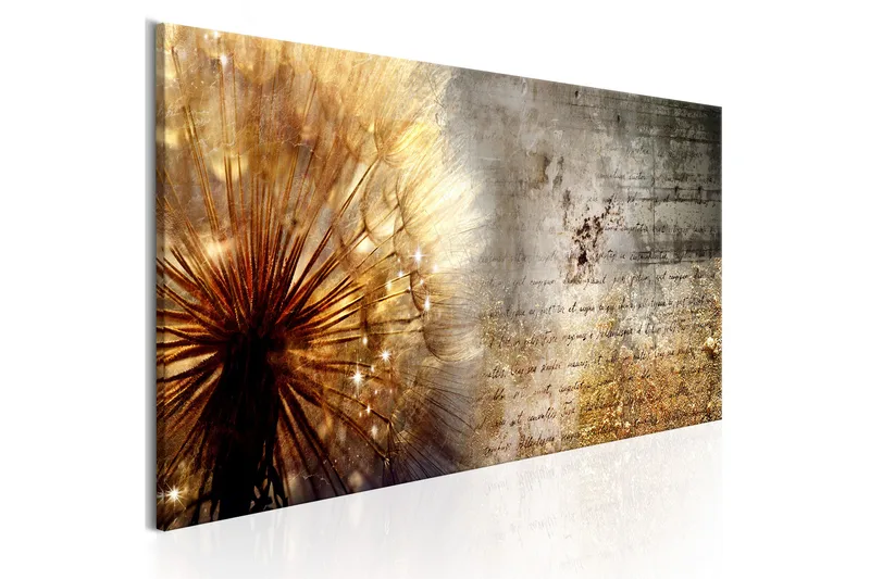 Taulu Golden Dandelion 150x50 - Artgeist sp. z o. o. - Sisustustuotteet - Taulu & taide - Canvas-taulu