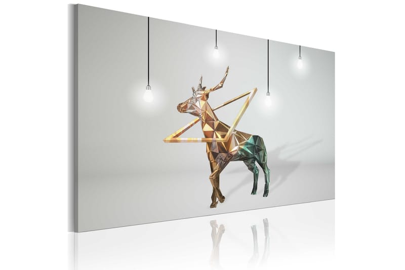 Taulu Golden Deer 120x80 - Artgeist sp. z o. o. - Sisustustuotteet - Taulu & taide - Canvas-taulu