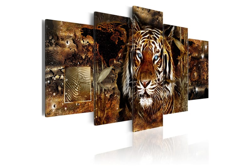 Taulu Golden Jungle 100x50 - Artgeist sp. z o. o. - Sisustustuotteet - Taulu & taide - Canvas-taulu