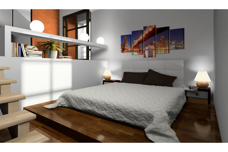 Taulu Golden Reflections Nyc 200x100 - Artgeist sp. z o. o. - Sisustustuotteet - Taulu & taide - Canvas-taulu