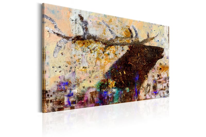 Taulu Golden Stag 90x60 - Artgeist sp. z o. o. - Sisustustuotteet - Taulu & taide - Canvas-taulu