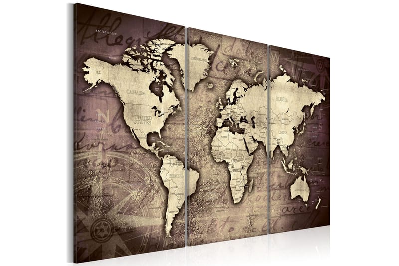 Taulu Golden Travels 120x80 - Artgeist sp. z o. o. - Sisustustuotteet - Taulu & taide - Canvas-taulu