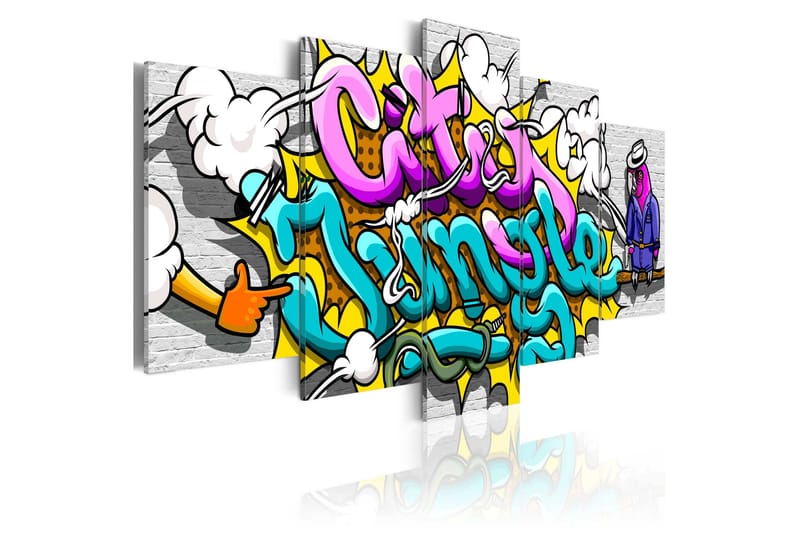 Taulu Graffiti City Jungle 200x100, Artgeist sp. z o. o.