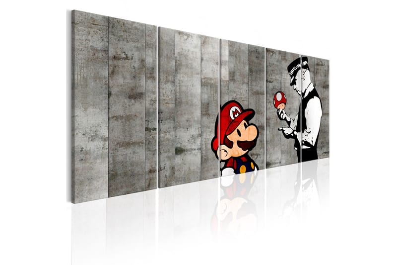 Taulu Graffiti On Concrete 200x80, Artgeist sp. z o. o.