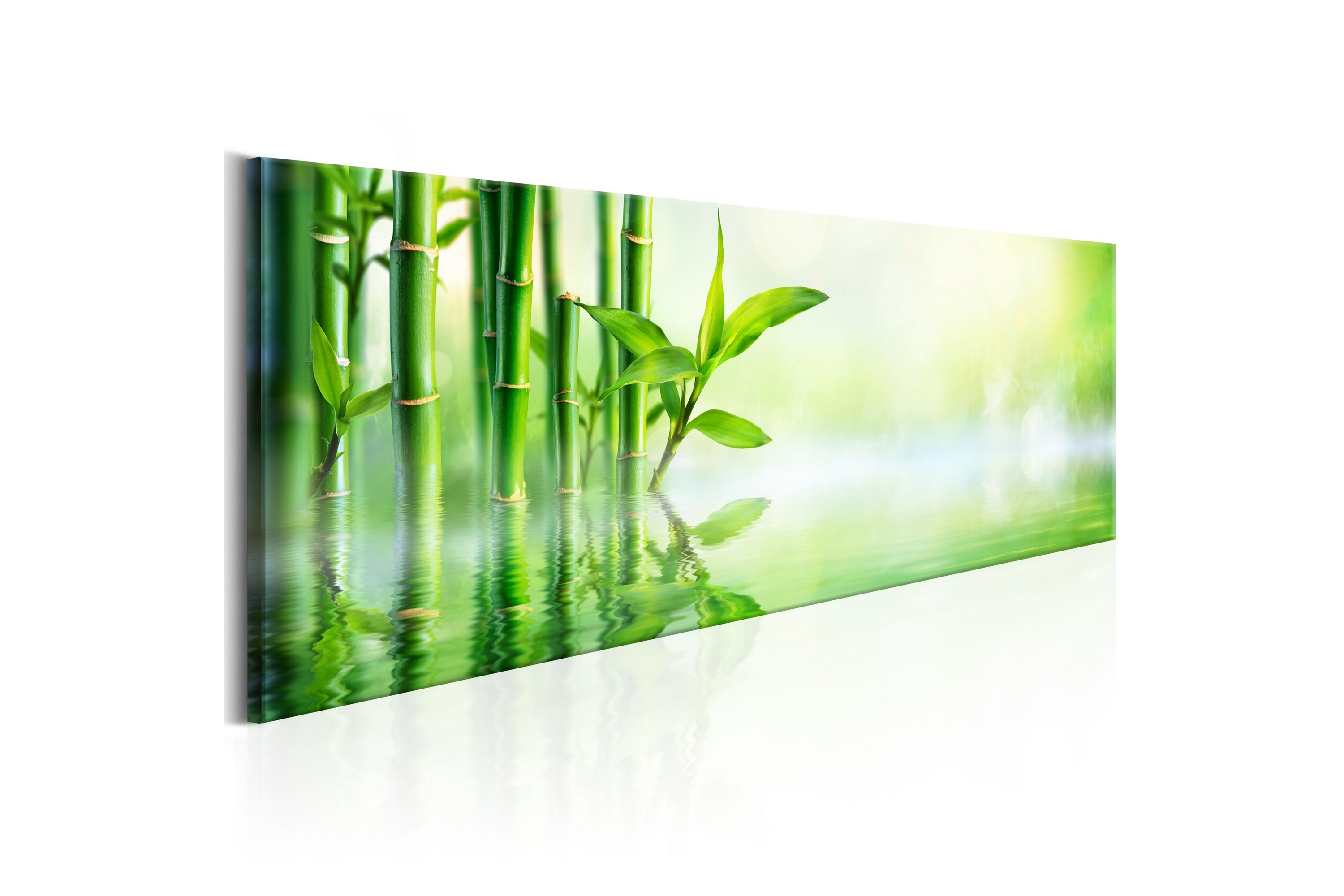 Taulu Green Bamboo 135x45 - Artgeist sp. z o. o.