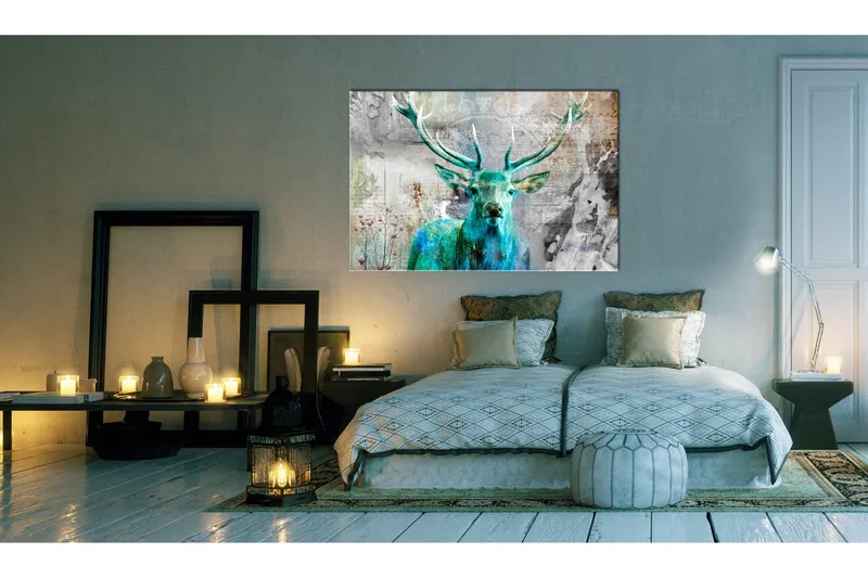Taulu Green Deer 90x60, Artgeist sp. z o. o.