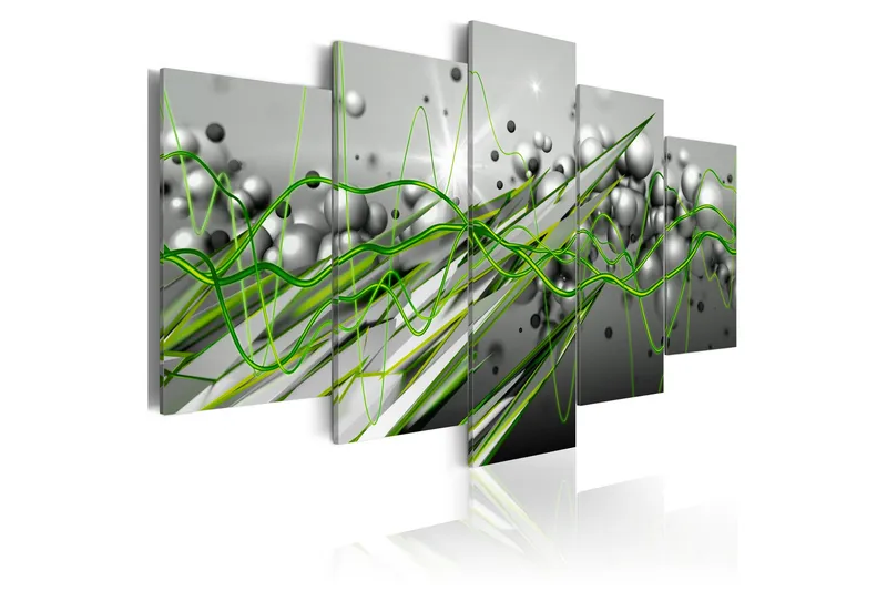 Taulu Green Rhythm 100x50, Artgeist sp. z o. o.
