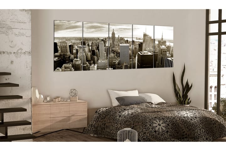 Taulu Grey Manhattan 225x90 - Artgeist sp. z o. o. - Canvas-taulu - Seinäkoristeet
