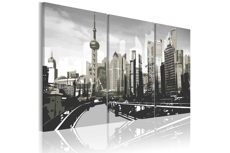 Taulu Grey Shanghai 60x40, Artgeist sp. z o. o.