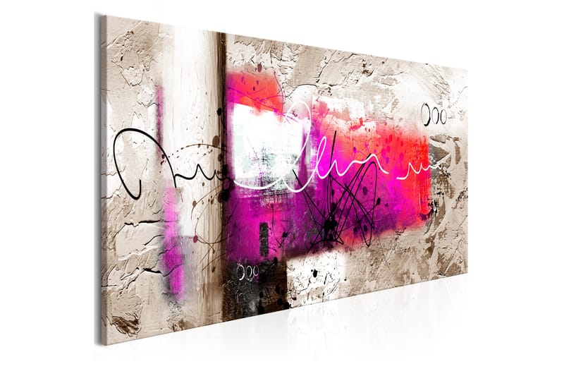 Taulu Hammer 1 Part Pink Narrow 150x50 - Artgeist sp. z o. o. - Sisustustuotteet - Taulu & taide - Canvas-taulu