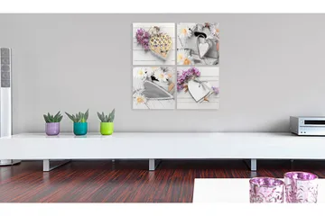Taulu Hearts And Flowers 60x60 - Artgeist sp. z o. o. - Sisustustuotteet - Taulu & taide - Canvas-taulu