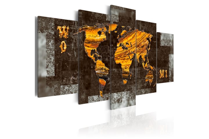 Taulu Hidden Treasure World Map 100x50 - Artgeist sp. z o. o. - Canvas-taulu - Seinäkoristeet