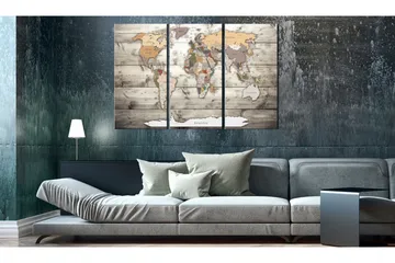 Taulu History Of Travel 120x80 - Artgeist sp. z o. o. - Sisustustuotteet - Taulu & taide - Canvas-taulu