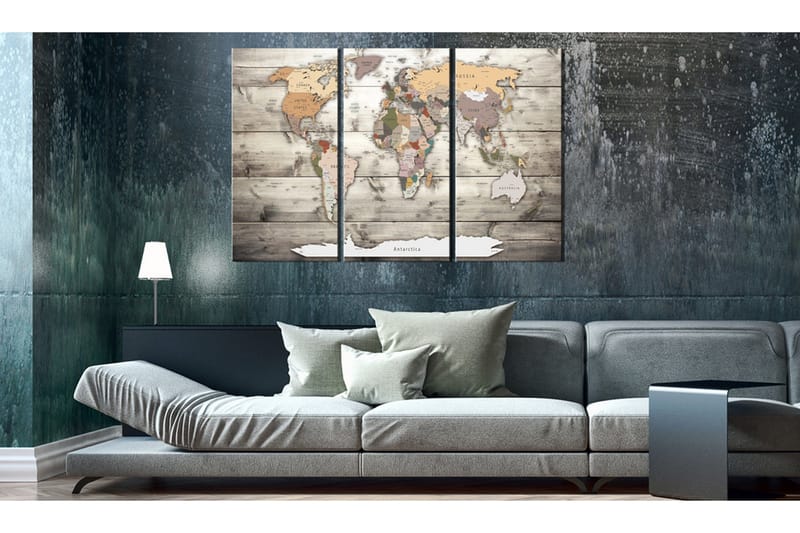 Taulu History Of Travel 120x80 - Artgeist sp. z o. o. - Sisustustuotteet - Taulu & taide - Canvas-taulu
