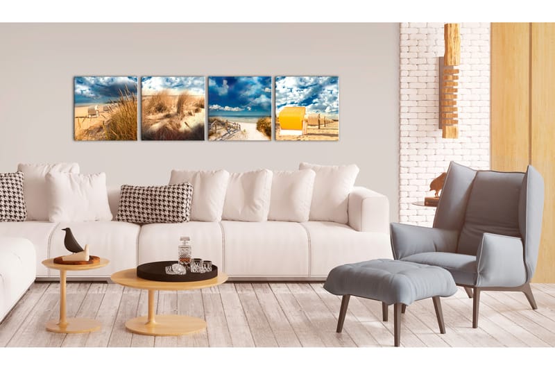 Taulu Holiday At The Seaside 40x40 - Artgeist sp. z o. o. - Sisustustuotteet - Taulu & taide - Canvas-taulu