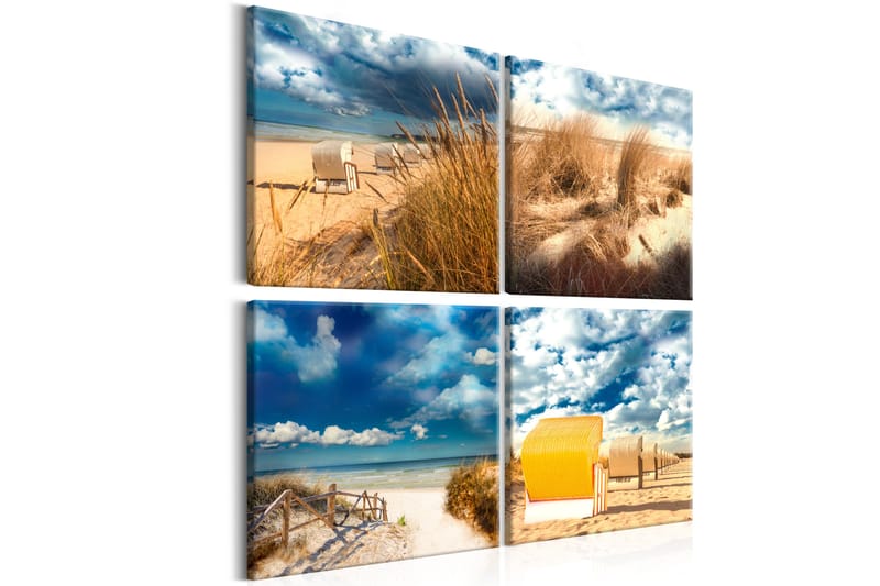 Taulu Holiday At The Seaside 80x80 - Artgeist sp. z o. o. - Sisustustuotteet - Taulu & taide - Canvas-taulu