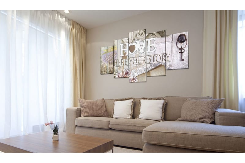 Taulu Home 200x100 - Artgeist sp. z o. o. - Sisustustuotteet - Taulu & taide - Canvas-taulu