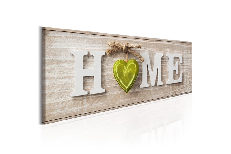 Taulu Home: Green 120x40 - Artgeist sp. z o. o. - Sisustustuotteet - Taulu & taide - Canvas-taulu