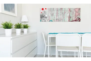 Taulu Home House + Love 150x50 - Artgeist sp. z o. o. - Sisustustuotteet - Taulu & taide - Canvas-taulu
