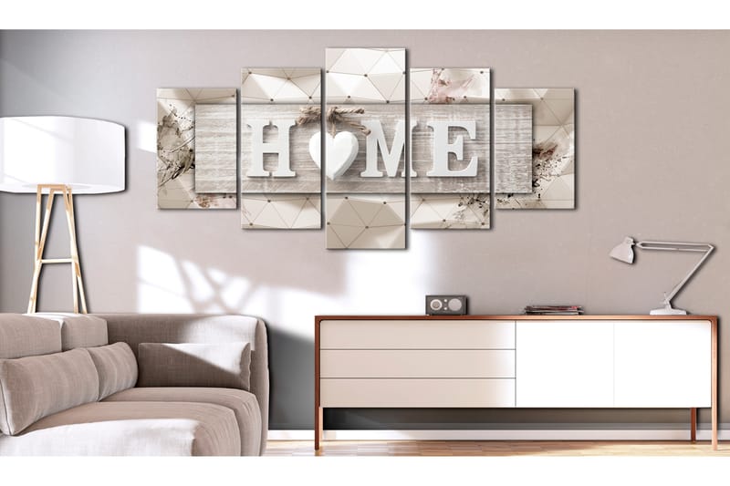 Taulu Home Modern Geometry 200x100 - Artgeist sp. z o. o. - Sisustustuotteet - Taulu & taide - Canvas-taulu