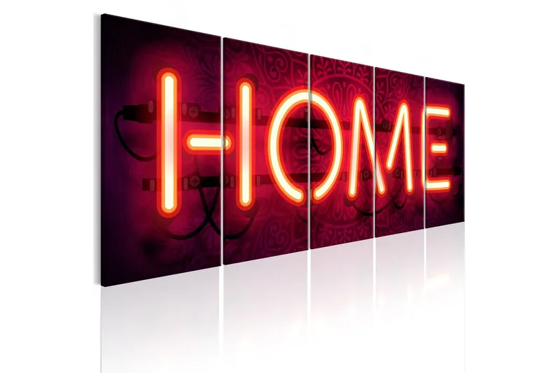 Taulu Home Neon 225x90, Artgeist sp. z o. o.