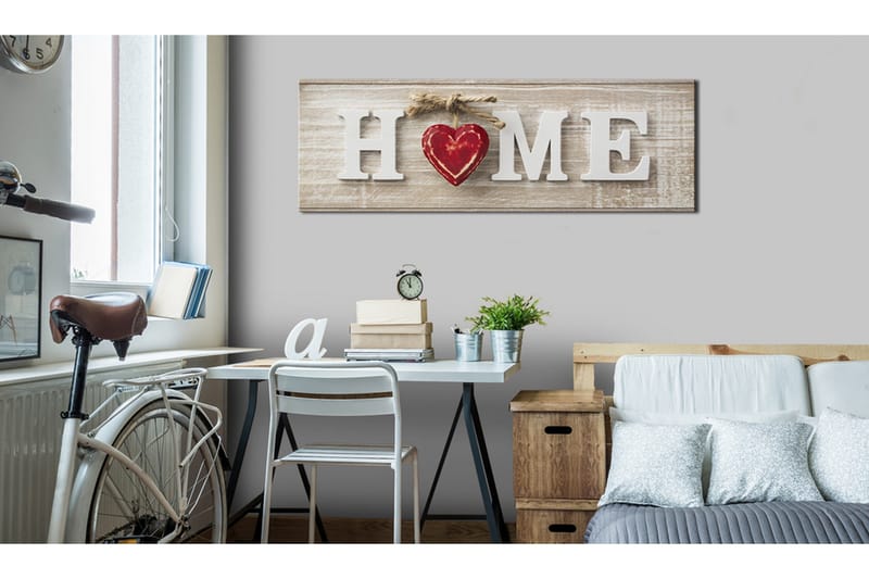 Taulu Home: Red 135x45, Artgeist sp. z o. o.