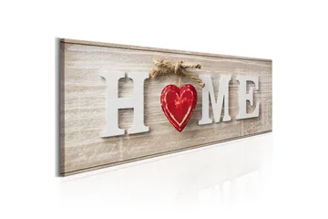 Taulu Home: Red 135x45 - Artgeist sp. z o. o. - Sisustustuotteet - Taulu & taide - Canvas-taulu