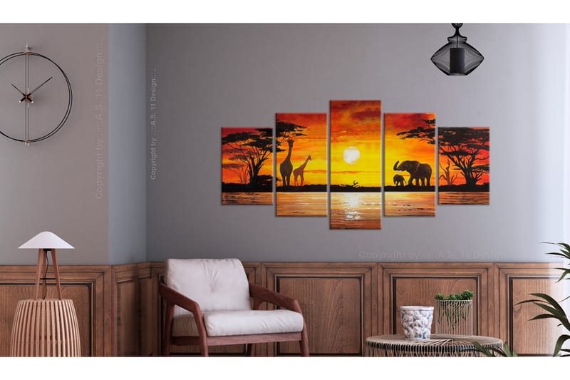 Taulu Hot Safari 100x50 - Artgeist sp. z o. o. - Sisustustuotteet - Taulu & taide - Canvas-taulu