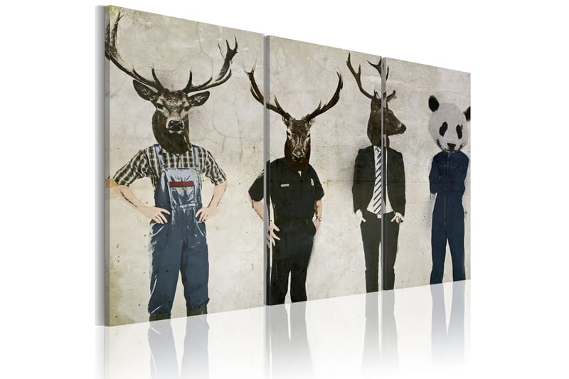 Taulu Humans are also animals 90x60 - Artgeist sp. z o. o. - Sisustustuotteet - Taulu & taide - Canvas-taulu