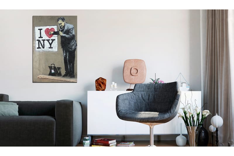 Taulu I Love New York by Banksy 80x120 - Artgeist sp. z o. o. - Sisustustuotteet - Taulu & taide - Canvas-taulu