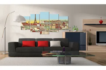 Taulu Idyllic Parisian Picture 100x50 - Artgeist sp. z o. o. - Sisustustuotteet - Taulu & taide - Canvas-taulu