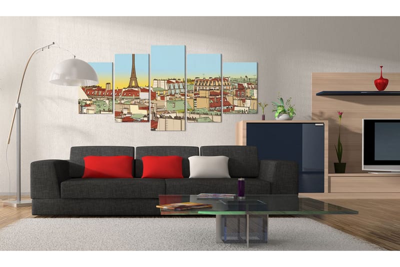 Taulu Idyllic Parisian Picture 200x100 - Artgeist sp. z o. o. - Sisustustuotteet - Taulu & taide - Canvas-taulu