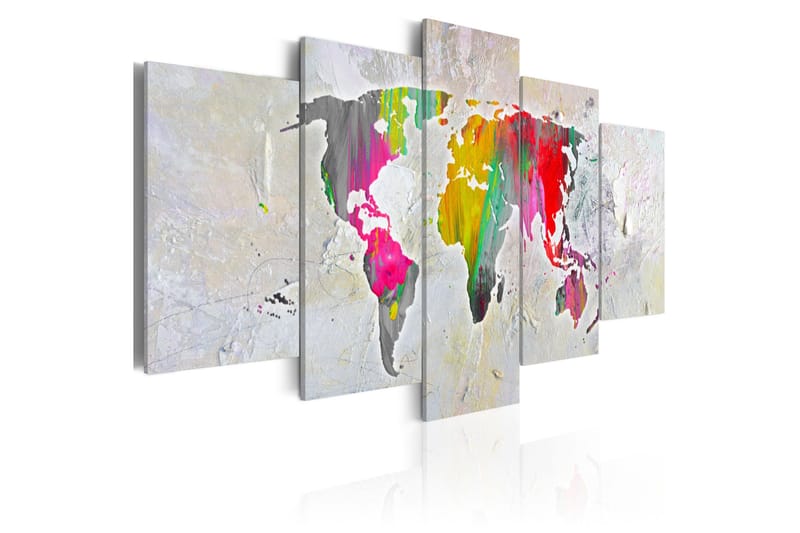 Taulu Illustration Of The World 100x50, Artgeist sp. z o. o.