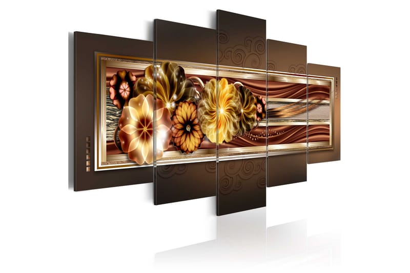 Taulu In Golden Waves 200x100, Artgeist sp. z o. o.