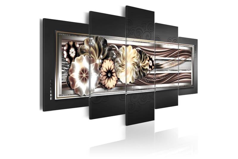 Taulu In Platinum Waves 100x50, Artgeist sp. z o. o.