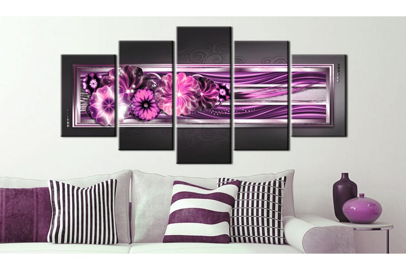 Taulu In Pink Waves 200x100 - Artgeist sp. z o. o. - Sisustustuotteet - Taulu & taide - Canvas-taulu