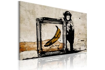 Taulu Inspired by Banksy sepia 120x80