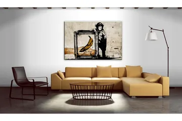 Taulu Inspired by Banksy sepia 120x80 - Artgeist sp. z o. o. - Sisustustuotteet - Taulu & taide - Canvas-taulu