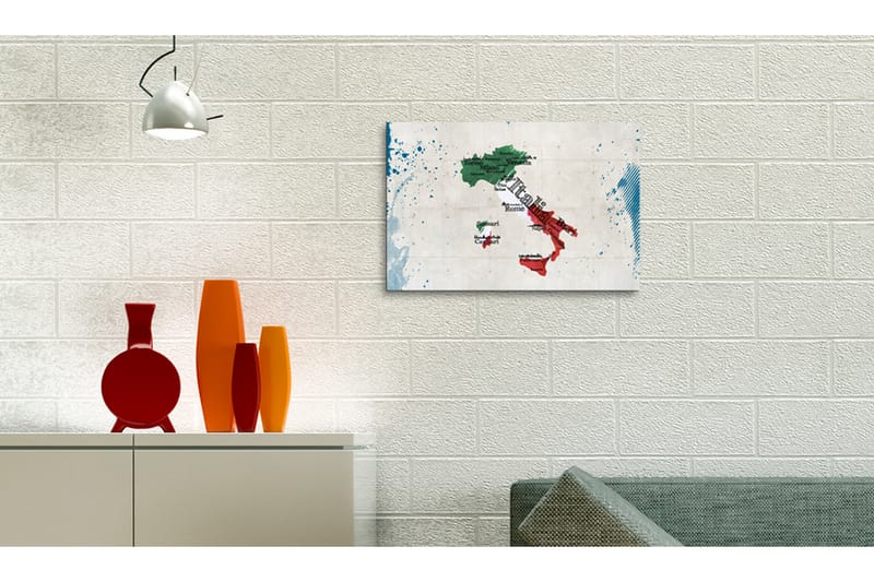 Taulu Italian kartta 120x80 - Artgeist sp. z o. o. - Sisustustuotteet - Taulu & taide - Canvas-taulu