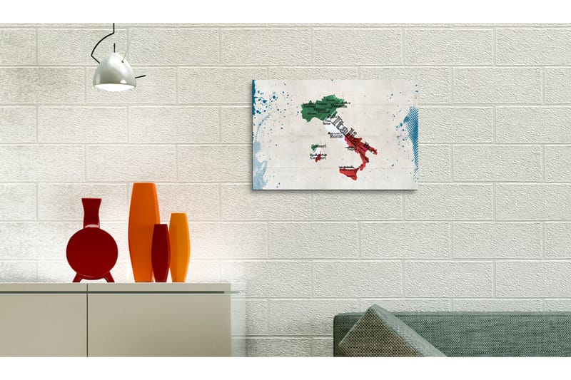 Taulu Italian kartta 60x40 - Artgeist sp. z o. o. - Sisustustuotteet - Taulu & taide - Canvas-taulu